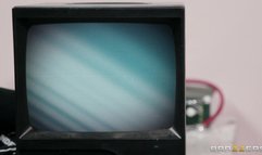 Brunette nurse Julia Bond gives sperm down a blowjob