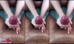 Horny Girl Sensual Masturbate Huge Dick - Cumshot