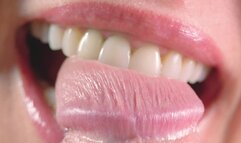 Close up blowjob, playing with my husbands hard cock head