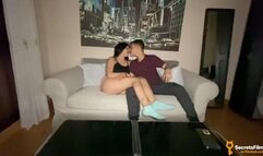 I invited a friend over to watch a movie, but we got horny and plans changed