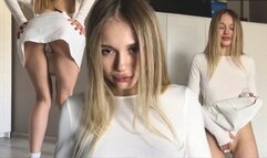 A Schoolgirl in a Short Skirt Loves to Jump On a Dick. Allinika.