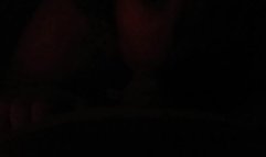 Girlfriend shyly sucks cock then strokes it