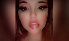 Pretty bbw sucks cum out of him OF LEAK LALABABYXO92