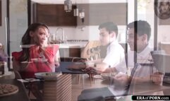 Stepmom teaches manners to stepson w sex