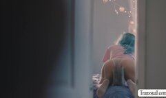 TS Korra Del Rio toyed and analed by neighbor