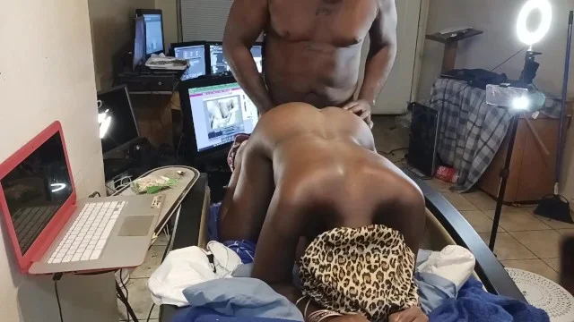Creampie Gangbang Shoving DIcks In Tia Hot Pussy Amateur African American  Milf Porn Video