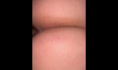 horny gf squirts from backshots