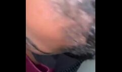 slut gets cumshot on face