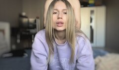 Cutie Shows Her Body And Helps Her Boyfriend Cum After Passionate Sex.