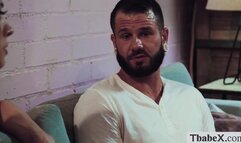 Tall busty transexual hot anal threesome