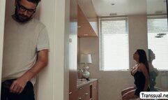 Slut MILF TS analed by horny stepson