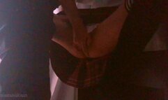 Amateur teacher and school girl fucking after school On table She loves when I fingering her pussy