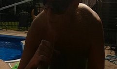 neighbour was tanning and she invited me over, never thought this would have happen