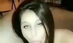 Black hair girl knows how to suck a dick