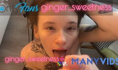 redhead schoolgirl teen loves sucking classmate after school