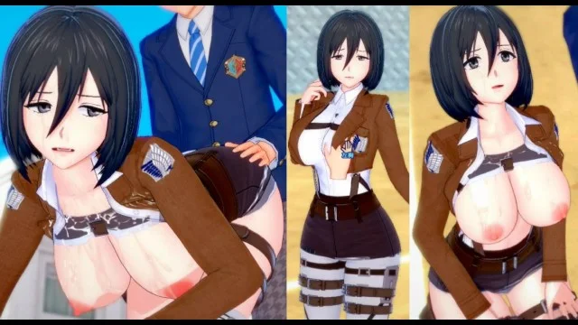 Attack On Titan Tits Hentai - Hentai Game Koikatsu! ]Have Sex With Big Tits Attack On Titan Mikasa  Ackerman.3DCG Erotic Anime