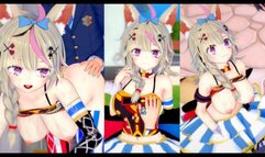 [Hentai Game Koikatsu! ]Have sex with Big tits Vtuber Omaru Polka.3DCG Erotic Anime Video.