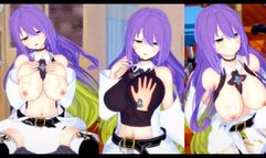 [Hentai Game Koikatsu! ]Have sex with Big tits Moona Hoshinova.3DCG Erotic Anime Video.