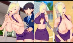 [Hentai Game Koikatsu! ]Have sex with Big tits Naruto Ino Yamanaka.3DCG Erotic Anime Video.