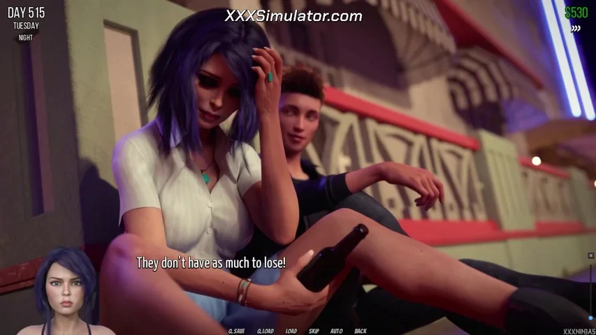 Sexy MILF & Teen Boy Gameplay Sex Porn Video