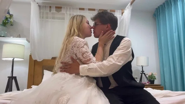 THE WEDDING NIGHT! FUCKED THE BRIDE! Porn Video