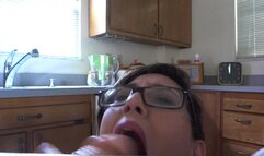 JustAmber dildo blowjob with dirtytalk