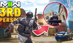 3RD PERSON MODE GAMEPLAY IN MODERN WARFARE 2! (MW2 3rd Person Mode)