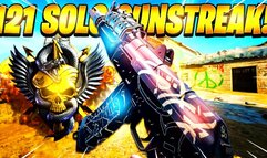 SOLO 121 GUNSTREAK in HARDCORE DOMINATION! (Black Ops Cold War High Gunstreak)