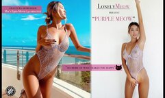 LonelyMeow Mia in PURPLE MEOW - long teaser preview