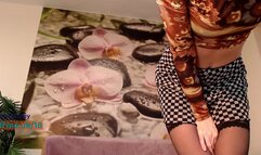 21 year old model dancing and teasing