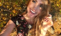 Outdoor Blowjob and Cum in Mouth! - Sweet Teen Doing Blowjob on the Beach.