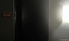 Busty blonde gets full service in the hotel room