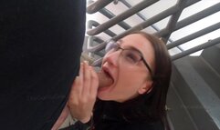 STRANGER SUCKS DICK IN ELEVATOR 4K 19YO