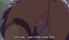 Hentai beautiful girl has sex in tights