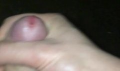 Powerful cumshot after long edging