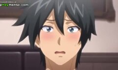 Hentai girls with big tits have group sex