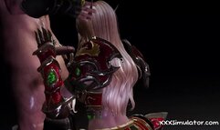 3D Blonde Fantasy Game Girl Animation Sex