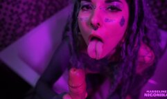 "Sex in Ultraviolet" blowjob - part one _ Marseline_Nigonika TOP Porn 2022