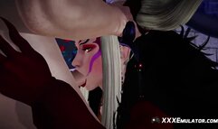 Tattooed Animated Heaven Fantasy Babe 3D Porn Animation