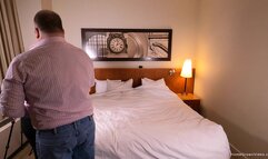 Lady Lazerus pegs a chubby guy with a huge toy