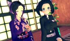 Tanjiro Fucks Cute Girls from Demon Slayer and Cum Inside them - Anime Hentai 3d Compilation