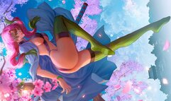 ⭐ Demon Slayer: Mitsuri Kanroji Sex with a Beautiful Girl. (3D Hentai)