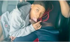 MY  STEPSISTER SUCKED MY DICK IN OUR stepmoms CAR