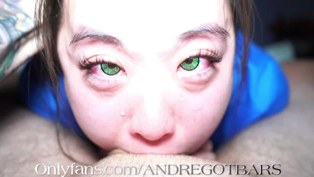 Asian Blowjob Nurse - Green Eyes ASIAN NURSE Deepthroat Crying POV Blowjob For Her Patient! (  Sukisukigirl ) Porn Video
