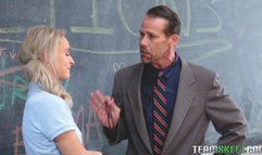 Audrey Royal and Emma Hix in school