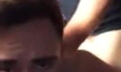 The police behind me