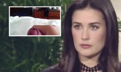 Demi Moore reacts to ejaculation