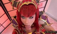 Hot Busty Stepsister Alexstrasza from Wo