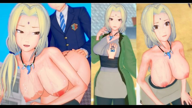 Hentai Game Koikatsu! ]Have Sex With Big Tits Naruto Tsunade.3DCG Erotic  Anime Video. Porn Video