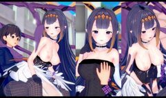[Hentai Game Koikatsu! ]Have sex with Big tits Vtuber Ninomae Ina'nis.3DCG Erotic Anime Video.